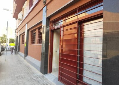 Projecte Canvi d'ús local d'oficines a habitatge a Virgili Barcelona façana